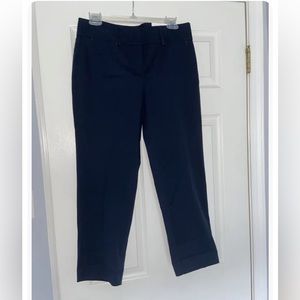 Ann Taylor navy blue crop pants, size 4 new!